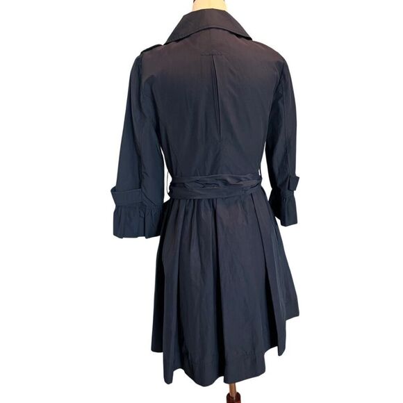 Darling! Plastic Island Double-Breasted Jacket Coat Lightweight Pockets Belt S - Picture 3 of 11